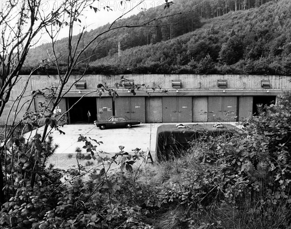 Nazi bunker become depot of the US Army