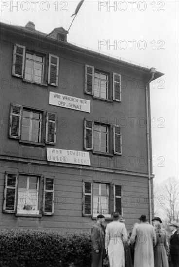 Houses in Frankfurt-Höchst evacuated for occupying troops