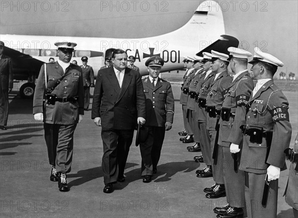 Franz Josef Strauss at the 'Armed Forces Day'