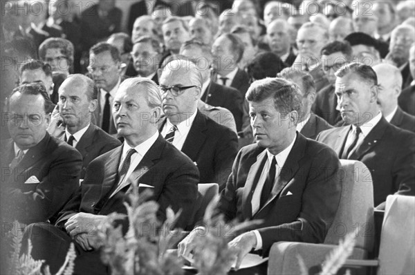 John F. Kennedy in Frankfurt 1963