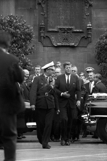 John F. Kennedy in Frankfurt 1963