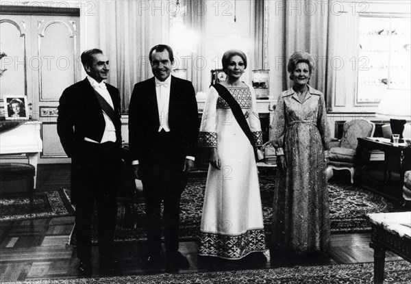 Richard Nixon in Iran. State visit.