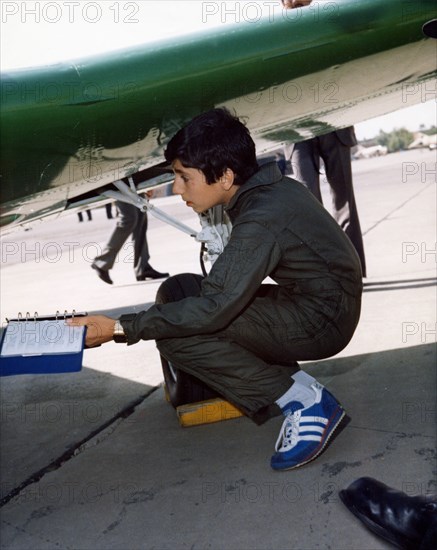Reza Pahlavi, young pilot