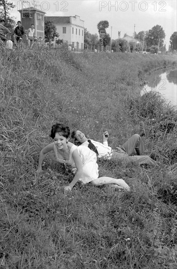 Jean-Paul Belmondo et Pascale Petit