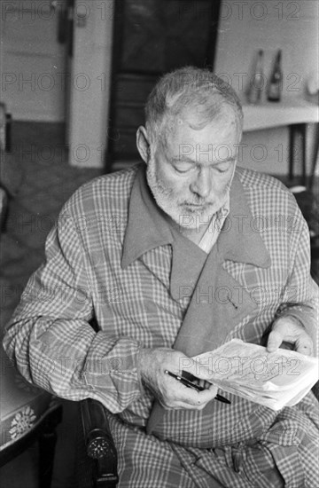 Ernest Hemingway, 1956