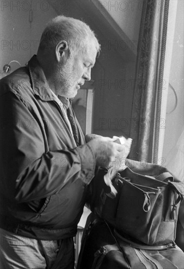 Ernest Hemingway, 1956