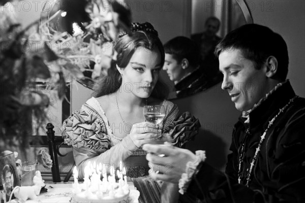 Romy Schneider et Alain Delon