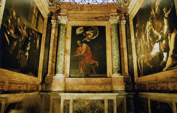 Contarelli Chapel in the church of Saint Louis des Français in Rome