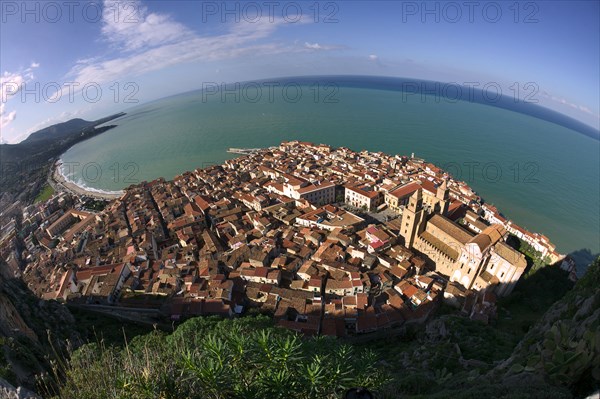 Cefalù from the Castieddu