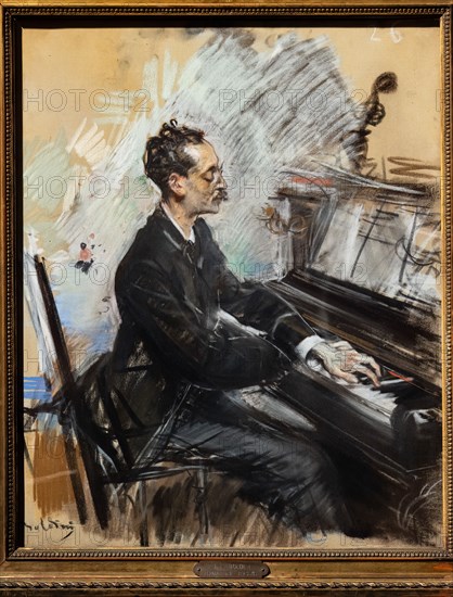“The pianist Rey Colaço” by Giovanni Boldini