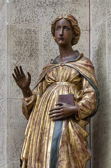 Montepulciano, Duomo (Cathedral of S. Maria Assunta): “Annunciated Virgin” by Francesco di Valdambrino, before 1435. Detail.
Chiesa di Sant'Agostino, Montepulciano (SI), Toscana - Tuscany, Italia - Italy