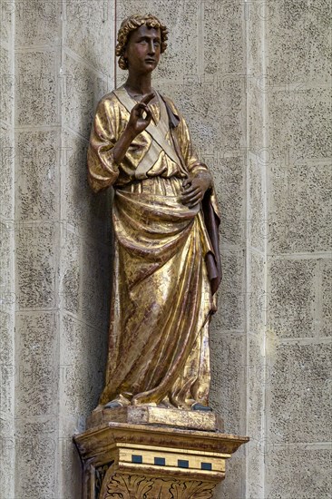 Montepulciano, Duomo (Cathedral of S. Maria Assunta): “Archangel Gabriel” by Francesco di Valdambrino, before 1435.
Chiesa di Sant'Agostino, Montepulciano (SI), Toscana - Tuscany, Italia - Italy