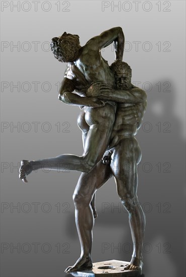 Medici Villa La Petraia: the group of “Hercules crushing Antaeus” by Bartolomeo Ammannati 1559-1560, coming from the Medici villa of Castello.
Villa medicea La Petraia, Firenze (FI) - Florence, Toscana - Tuscany, Italia - Italy