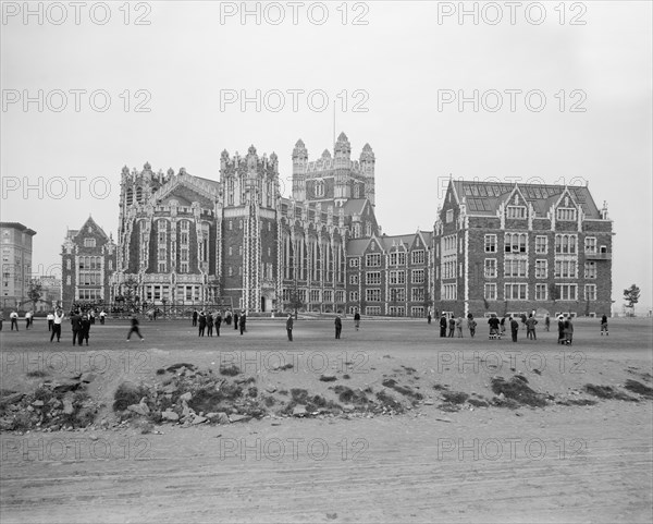 College of the City of New York, New York City, New York, USA, Detroit Publishing Company, 1910