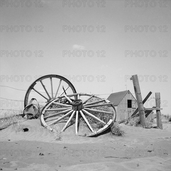 Abandoned Farm, Cimarron County, Oklahoma, USA, Arthur Rothstein for Farm Security Administration, April 1936