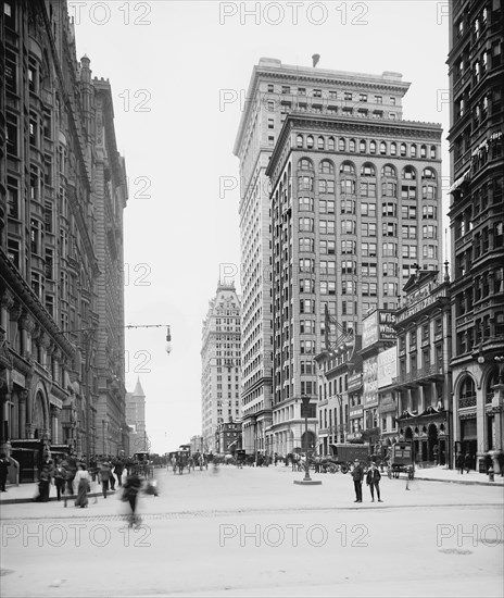 South Broad Street, Philadelphia, Pennsylvania, USA, Detroit Publishing Company, 1904