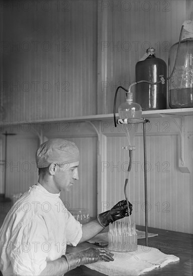 U.S. Army Medical School, Typhoid Vaccine, Harris & Ewing, 1917