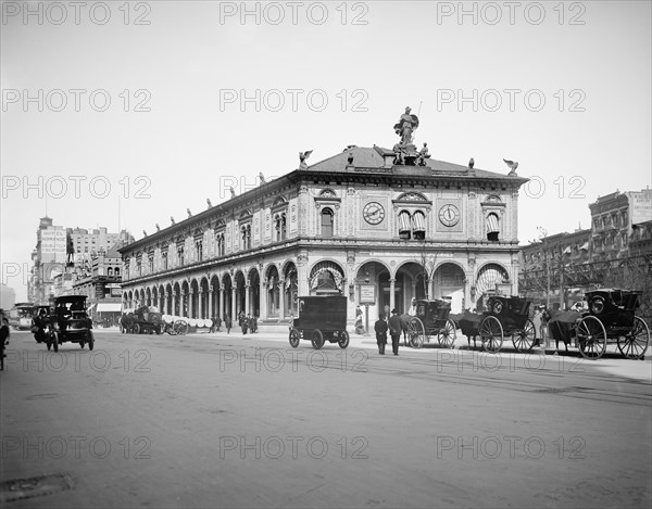 Herald Building, New York City, New York, USA, Detroit Publishing Company, 1905