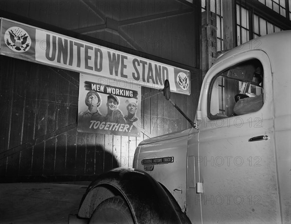 Sign in Copper and Brass Plant Reminding the Workers that their Job is Vital to War Effort, Chase Brass and Copper Company, Euclid, Ohio, USA, Alfred T. Palmer for office of War Information, February 1942