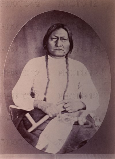 Sitting Bull (1831-1890), Chief of the Uncapapa Band of Sioux Indians, Portrait, 1882