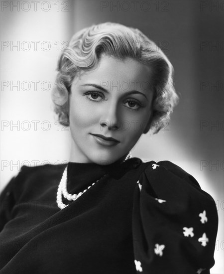 Joan Fontaine on-set of the  Film, "Quality Street", 1937