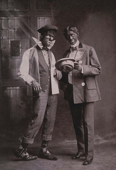 Sheridan and Flannagan, Minstrel Team, circa 1900