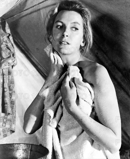 Deborah Kerr, on-set of the Film "The Sundowners", 1960