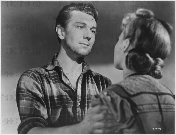 Michael Redgrave, on-set of the Film, "Thunder Rock", 1942