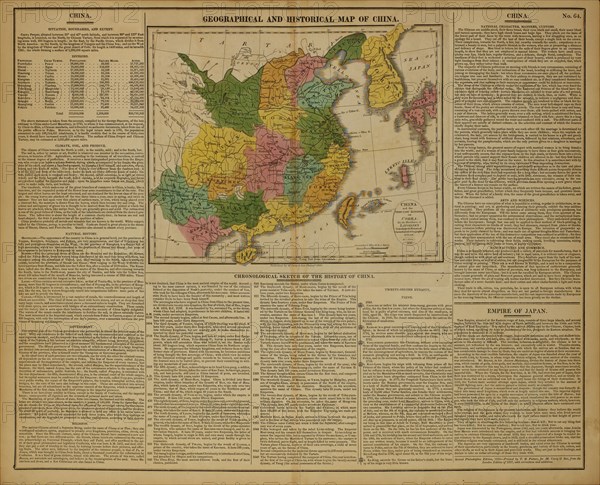 Geographical and Historical Map of China, 1820