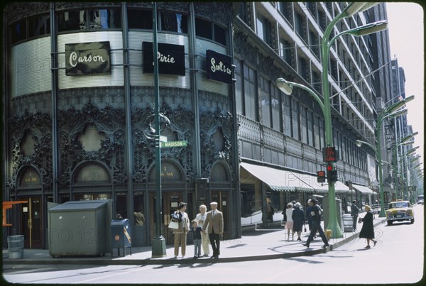 Carson, Pirie, Scott & Co Store, Washington Street, Chicago, Illinois, USA, 1972