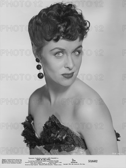 Constance Smith, Publicity Portrait for the Film, "Man in the Attic", 20th Century Fox, 1953