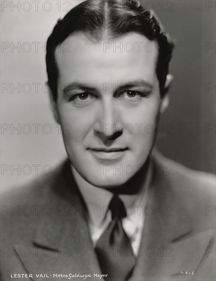 Lester Vail, Publicity Portrait for the Film, "Dance, Fools, Dance", MGM, 1931