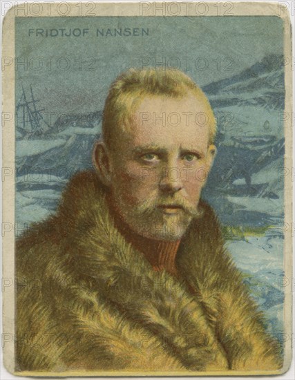 Fridtjof Nansen (1861-1930), Norwegian Explorer, Diplomat, Humanitarian and Recipient of 1922 Nobel Peace Prize, Portrait, 1890's