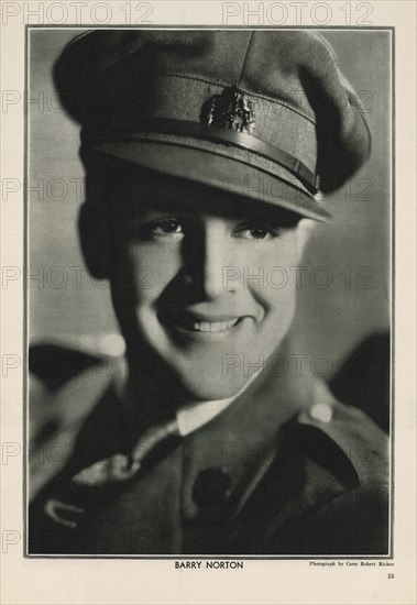 Actor Barry Norton, Publicity Portrait inside The New Movie Magazine, May 1930