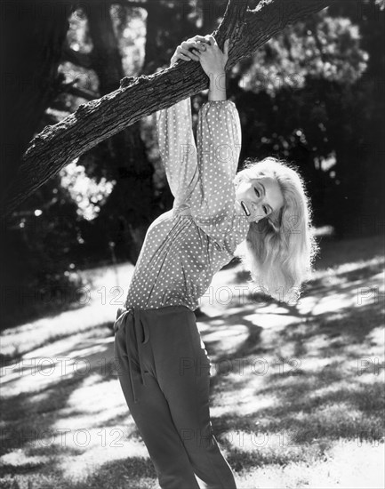 Actress Sharon Farrell, Three-Quarter Length Publicity Portrait, MGM, late 1960's