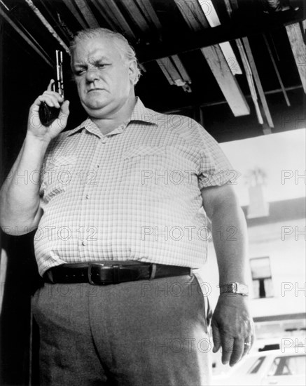 Charles Durning, on-set of the Film, "Stand Alone", New World Pictures, 1985