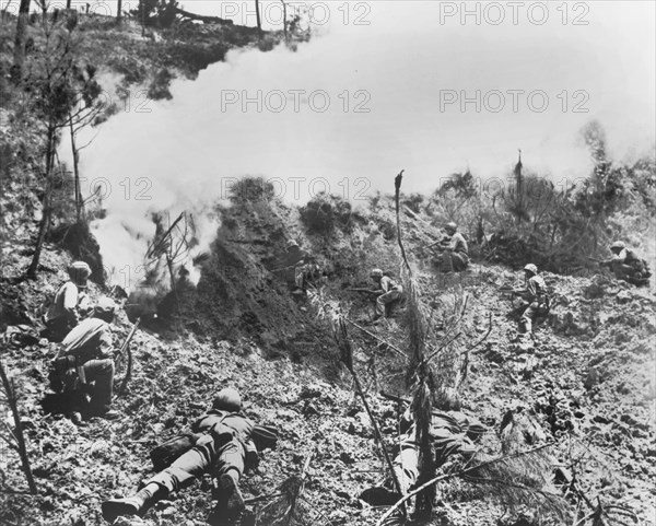 U.S. marines, military, Okinawa, World War II, historical,