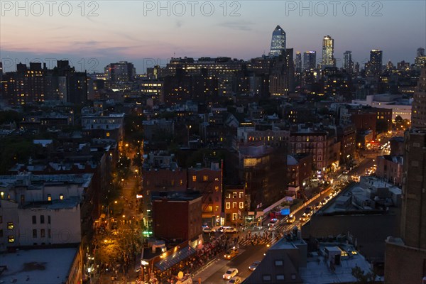 Cityscape at Dusk, West Village,