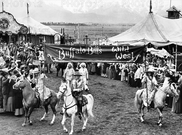 Paul Newman, on-set of the film, "Buffalo Bill and the Indians, or Sitting Bull's History Lesson", United Artists, 1976