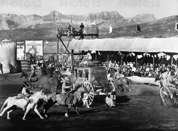 Buffalo Bill's Wild West Show, on-set of the film, "Buffalo Bill and the Indians, or Sitting Bull's History Lesson", United Artists, 1976