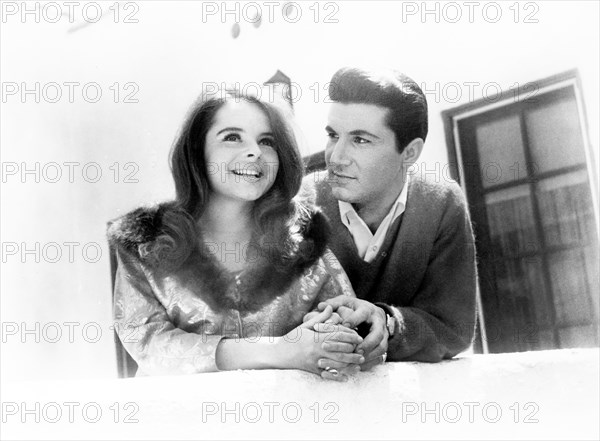 Susan Bernard, Scott Every (aka Scott Avery), on-set of the film, "Stranger in Hollywood", Emerson Film Enterprises, 1968