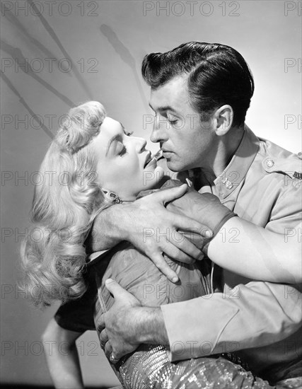 Greta Gynt, Stewart Granger, on-set of the film, "Soldiers Three", MGM, 1951