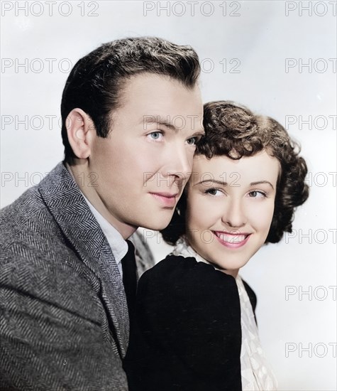 Jeffrey Dean, Margaret Lindsay, publicity portrait for the film, "Song Of The City", MGM, 1937