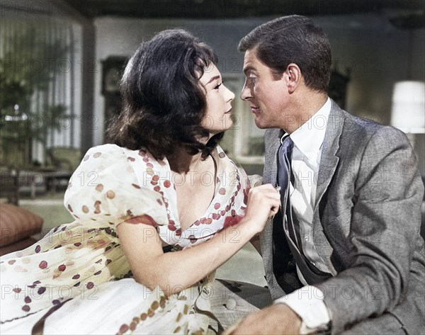 Shirley MacLaine, Dick Van Dyke, on-set of the film, "What A Way To Go!", 20th Century-Fox, 1964