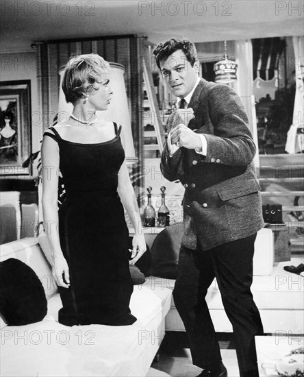 Janet Leigh, Tony Curtis, on-set of the film, "Who Was That Lady", Columbia Pictures, 1964