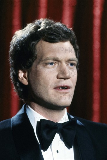 American Television talk show host David Letterman, head and shoulders portrait, Bernard Gotfryd, 1982