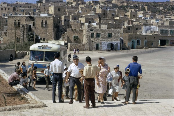 Tourists visiting Hebron, West Bank, Palestine, Bernard Gotfryd, 1971