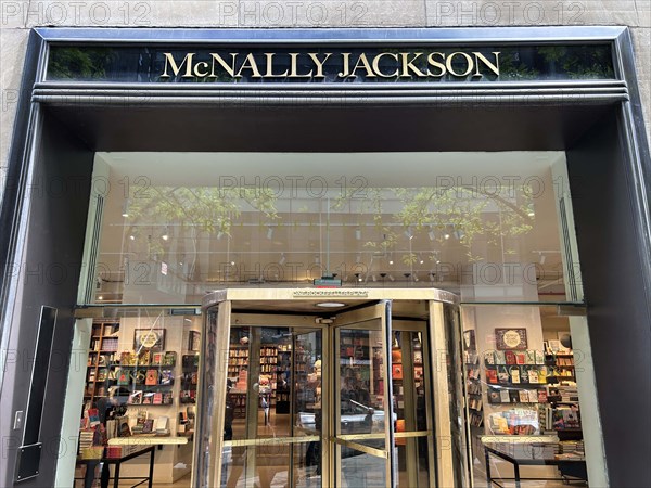 McNally Jackson bookstore, building exterior, Rockefeller Center, New York City, New York, USA