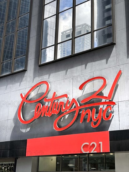 Century 21 department store, building exterior, New York City, New York, USA