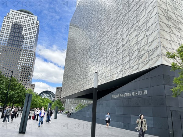 Perelman Performing Arts Center, building exterior, New York City, New York, USA